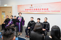 Dr. Ella Chan welcomes new students of Diploma Programme in Foundation Studies